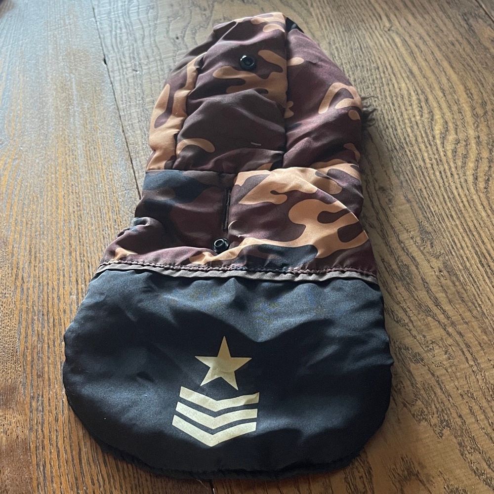 Military Camouflage Dog Cat Jacket XXS